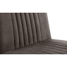 brooklyn bar stool charcoal grey back detail