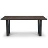 brooklyn dining table dark oak front