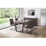 Julian Bowen Julian Bowen Brooklyn Upholstered Bench - Charcoal