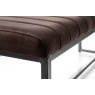 Julian Bowen Julian Bowen Brooklyn Upholstered Bench - Charcoal