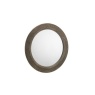 Julian Bowen Cadence Large Round Pewter Wall Mirror