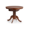 Canterbury Round extending dining table closed