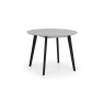Julian Bowen Casa Round Dining Table - Grey/Black