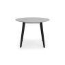 Julian Bowen Casa Round Dining Table - Grey/Black