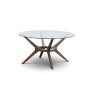 Julian Bowen Chelsea Large 140cm Round Glass Table