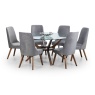 Julian Bowen Chelsea Large 140cm Round Glass Table