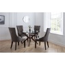Julian Bowen Chelsea Round Glass 120cm Table