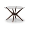 Julian Bowen Chelsea Round Glass 120cm Table