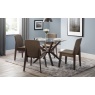 Julian Bowen Chelsea Round Glass 120cm Table
