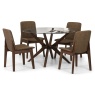 Julian Bowen Chelsea Round Glass 120cm Table