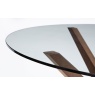 Julian Bowen Chelsea Round Glass 120cm Table