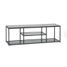 Julian Bowen Chicago TV Unit - Smoked Glass