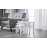 Julian Bowen Cleo Nest Of Tables - Pure White Finish
