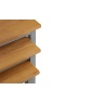Julian Bowen Cleo Nest Of Tables - 2 Tone Grey & Oak