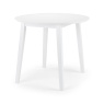 Julian Bowen Coast Dropleaf Table - White