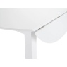 Julian Bowen Coast Dropleaf Table - White