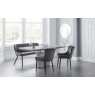 Julian Bowen Como High Gloss Extending Table - Grey