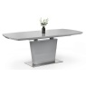 Julian Bowen Como High Gloss Extending Table - Grey