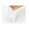 Julian Bowen Coxmoor Bench - Ivory & Oak
