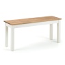 Julian Bowen Coxmoor Bench - Ivory & Oak