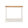 Julian Bowen Coxmoor Console Table 90cm - Ivory & Oak