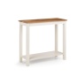 Julian Bowen Coxmoor Console Table 90cm - Ivory & Oak