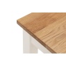 Julian Bowen Coxmoor Console Table 90cm - Ivory & Oak
