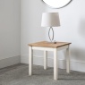 Julian Bowen Coxmoor Lamp Table - Ivory & Oak