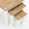 Julian Bowen Coxmoor Nest Of 3 Tables - Ivory & Oak