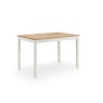 Julian Bowen Coxmoor Rectangular Dining Table - Ivory & Oak