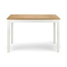 Julian Bowen Coxmoor Rectangular Dining Table - Ivory & Oak