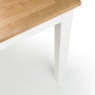 Julian Bowen Coxmoor Rectangular Dining Table - Ivory & Oak