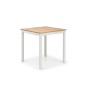 Julian Bowen Coxmoor Square Dining Table 75cm - Ivory & Oak