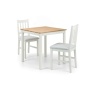 Julian Bowen Coxmoor Square Dining Table 75cm - Ivory & Oak