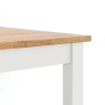 Julian Bowen Coxmoor Square Dining Table 75cm - Ivory & Oak
