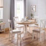 Julian Bowen Davenport Dining Chair - Ivory