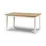 Julian Bowen Davenport Dining Table - Oak/White