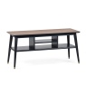 Julian Bowen Findlay Media Unit - Walnut & Black
