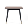 Julian Bowen Findlay Square Dining Table - Walnut & Black