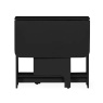 Julian Bowen Gatan Small Gateleg Table With 2 Chairs - Black