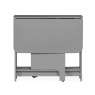 Julian Bowen Gatan Small Gateleg Table With 2 Chairs - Grey