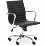 Julian Bowen Julian Bowen Gio Office Chair - Black & Chrome