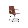 Julian Bowen Gio Office Chair - Brown & Chrome