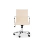 Julian Bowen Gio Office Chair - Ivory & Chrome