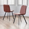 Julian Bowen Goya Chair - Antique Brown