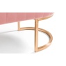 Julian Bowen Harrogate Bench - Pink