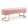 Julian Bowen Harrogate Bench - Pink