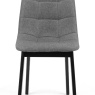 Julian Bowen Hayden Panelled Dining Chair - Grey Linen