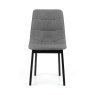 Julian Bowen Hayden Panelled Dining Chair - Grey Linen