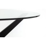 Julian Bowen Hayden Round Glass 120cm Table